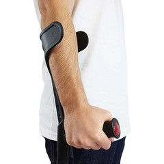 PEPE Mobility Forearm Crutches for Adults (x2 Units) Open Cuff, Adjustable