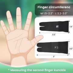2PCS Finger Buddy Straps for Arthritis Finger Brace for Sport, Basketball, Tenni