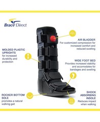 Brace Direct Air CAM Walking Fracture Immobilizer Boot Tall Size Medium- NEW