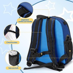 Compact Feeding Tube Bag Designed for School with Weight Distribution Straps