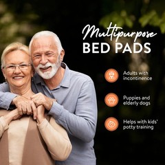 Inspire Ultra Underpads Incontinence Bed Chux Pads Chic Gray 36×36″ (Pack of 46)