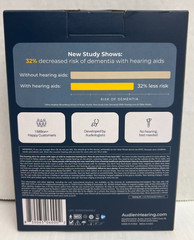 Audien Hearing ATOM one 1 Wireless Rechargeable OTC Hearing Aids