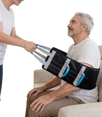 Transfer Sling Gait Belt Padded Handles Non-Slip 330lb Patient Lift Assist