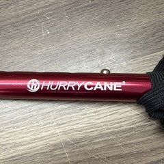 HurryCane Freedom Edition Foldable Walking Cane with T Handle Red/Magenta