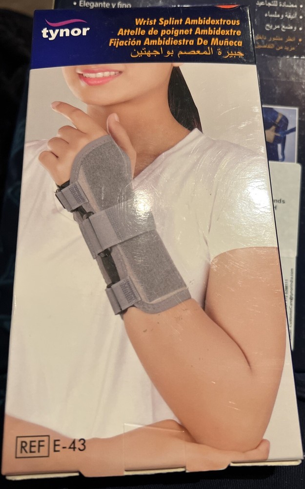 TYNOR WRIST SPLINT AMBIDEXTROUS BRAND NEW SIZE XL
