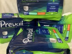 4 Packs Prevail Daily Protective Underwear Youth Sm. 20 – 34″ 22 Each Pack