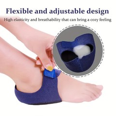 1 Pair Plantar Fasciitis Heel Cups Protectors Arch Wrap Support Foot Pain Relief