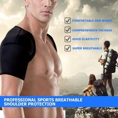 Double Shoulder Brace Warm Support Protector Strap for Sleeping Outdoor Lifting