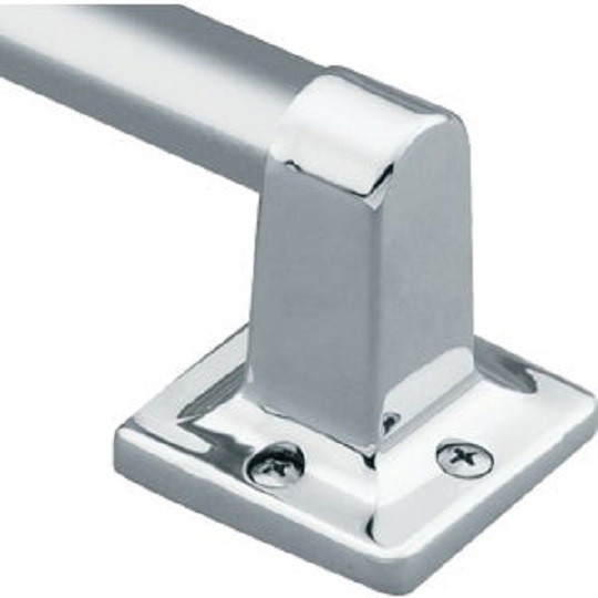 (2)-Moen Home Care 24 In. Exposed Screw Grab Bar, Chrome R2270