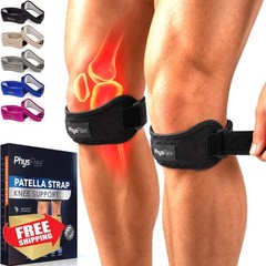 PhysFlex 2 Pack Knee Brace Black
