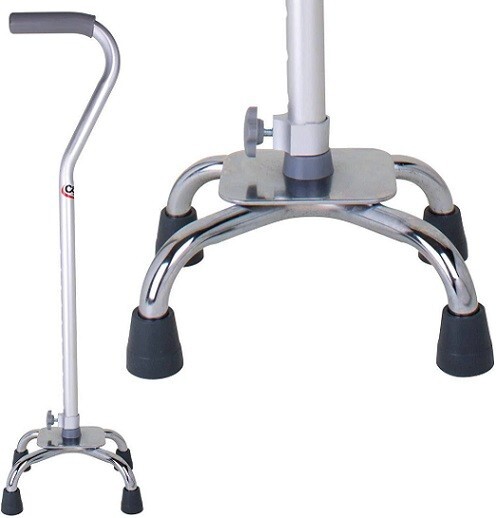 Carex Medium Base Offset Quad Cane 29″-38″