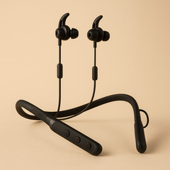Nelpo BH-S5 Hearing Amplifier Neckband Bluetooth Wired Earbuds HD Noise Cut