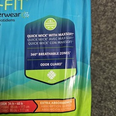 Prevail Per-Fit Daily Underwear Medium 34-46″ Extra Absorbency 20 Count Sealed