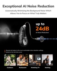 Beyond OTC Hearing Aids, AI Powered Speech Enhancement, Superior Sound Quality,