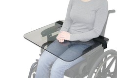 Rehabilitation Advantage 1/4 Inch Polycarbonate Wheelchair Tray X-Wide Size