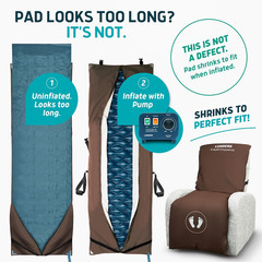 Alternating Air Pressure Pad for Recliner Chair – Pressure Relief Cushion Topper