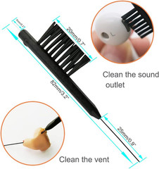8 Pieces Hearing Aid Amplifier Cleaning Tools, Earbuds/Headphones Cleaner Brush
