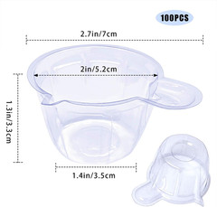 200 Pack Disposable Urine Cups, 40Ml Collect Urine Specimen Cups