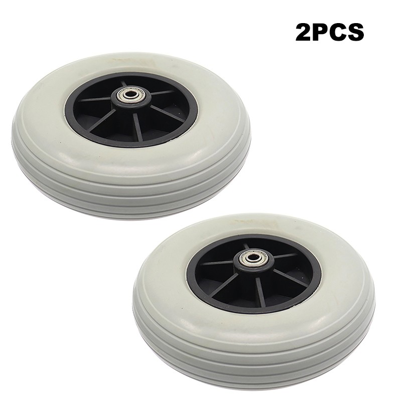 2X Power Wheelchair Rear Caster Tire 200×50 (8×2) Pride Jazzy/Jet Electric Wheel