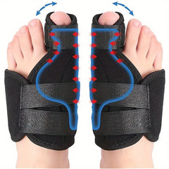 Cotton Hallux Valgus Orthosis with Rubber Plate – Toe Pain Relief Correction Aid