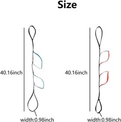 Lightweight 40 Inch Leg Lifter Strap | Four Loops for Easy Mobility Enhancement