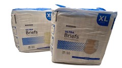 McKesson Ultra Briefs disposable underwear 15 Ct XL 58″-64″ 2 Packages