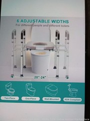 toilet seat riser with handles