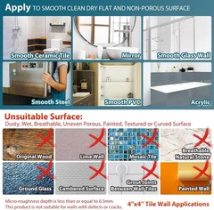 Shower Grab Bar 2 Pack Suction GrabBars forBathtubs andShowers, Heavy DutyShower