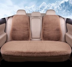 Faux Rabbit Fur Plush Car Seat Cushion Winter Warm Universal‑Fit Pad