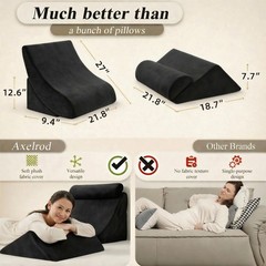 Axelrod 4Pcs Orthopedic Bed Wedge Pillow Set Post Surgery Foam For Back Neck
