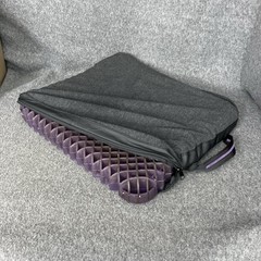 Purple Royal Seat Cushion For Car Office Chair Thick Gel Pad 17.5 x 15.75 x 2”