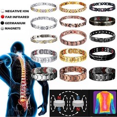 Healthy Bio Magnetic Bracelets for Women Men Therapy Bracelet Pain Relief