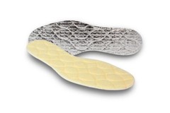 Pedag Solar 145 comfort insole pair, wool with thermal aluminum foil insulation