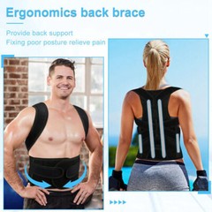 Hunchback Correction and Back Straightener for Pain Relief Brace Belt Men Women+
