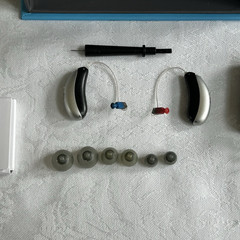 Sennheiser All Day Clear OTC Hearing Aids Set Rechargeable Bluetooth + Extras