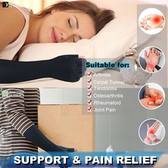 1pair Long Arthritis Compression Glove for Women Men,copper Gloves for Joint Pai