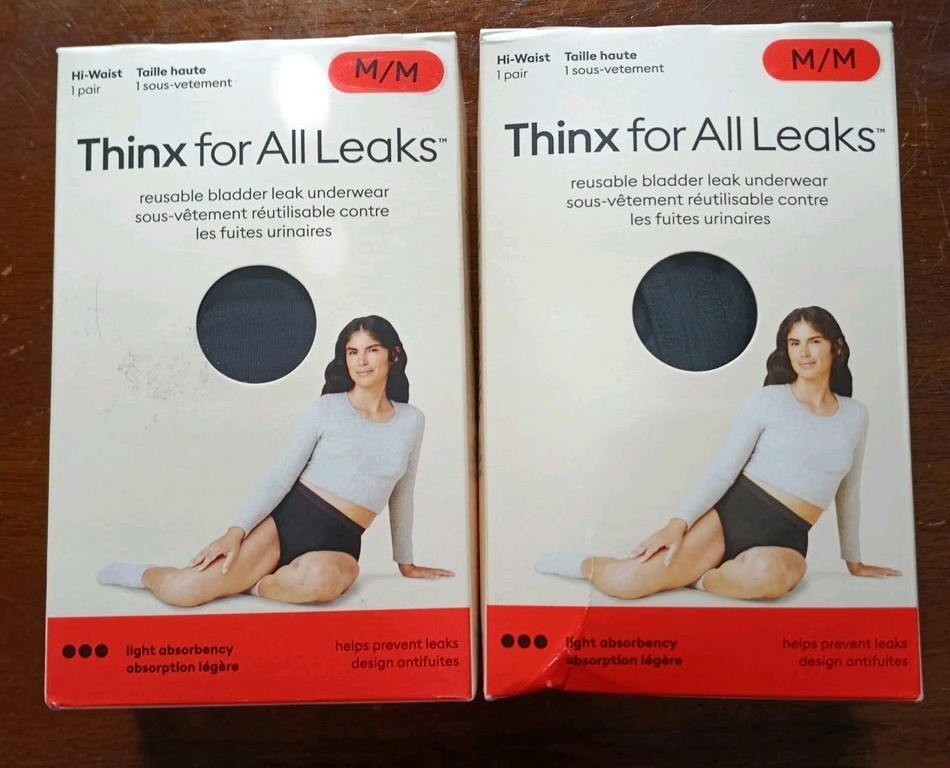 Thinx For All Leaks Light Absorbency Hi-Waist Underwear – Medium