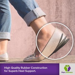 Premium Adjustable Orthopedic Heel Lift – Made in the USA – for Heel Pain and Le