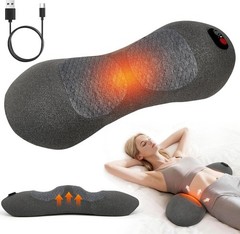 Smooth Spine Triple Fusion Back Massager with Heat – Sciatica Pain Relief & S…