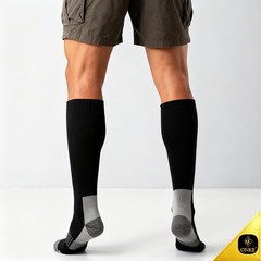 Knee High Socks for Men Work Boot Heavy Duty Tube Over the Calf Thick Full Cu…