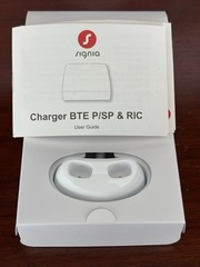 Signia Desktop Charger With Case For BTE M/P/SP & RIC Hearing Aids
