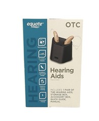 Equate OTC Hearing Aid Rechargeable Noise Reduction Behind The Ear NEW JH-D26AT