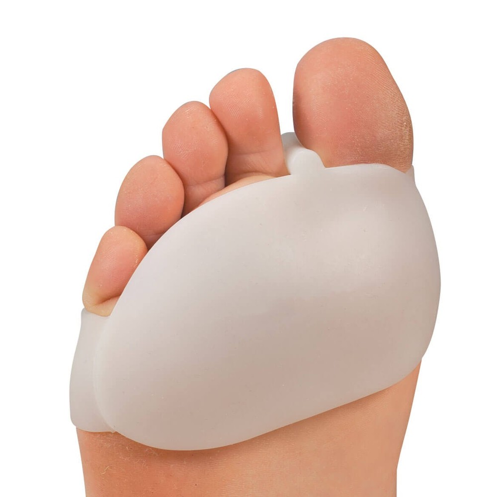 Silver StepsTM Gel Foot Pad with Separator, Soft Silicone Cushion for Comfort, 1