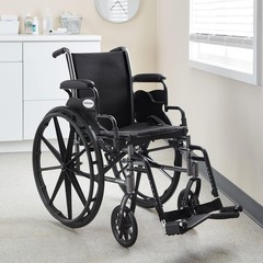 Wheelchair Swing Away Foot Leg Rest Desk Length Arms Flip Back 16 in Seat 300