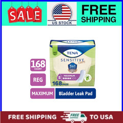 TENA Sensitive Care Maximum Absorbency Incontinence Pad for Women, 168 Ct