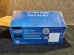 (QTY 50)Inspire XXL Ultimate Absorbency Underpads 36″ X 36″ Pet Kid Pads Protect