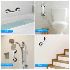 Grip Suction Cup Handle Bath Tub Bathroom Shower Grab Bar Hand Rail For Elder