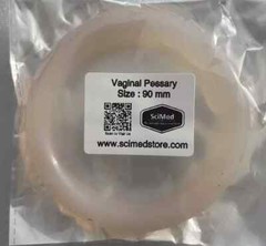 STERILIZED 90 mm White Pessary Ring 100% Silicone Prolapse FDA APPROVED