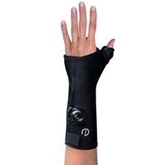 DJO Exos 231-61-1111 Long Thumb Spica W/Boa Black Left, Large, Brand New