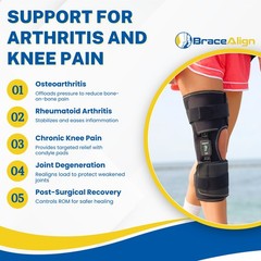 Brace Align Soft OA Knee Brace – Adjustable Osteoarthritis Offloader